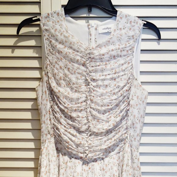 Italian Designer Otto d'Ame floral crepe dress size 4 - Picture 1 of 13